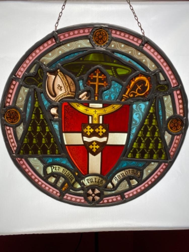 1 Gothic - Style Stained Glass Window