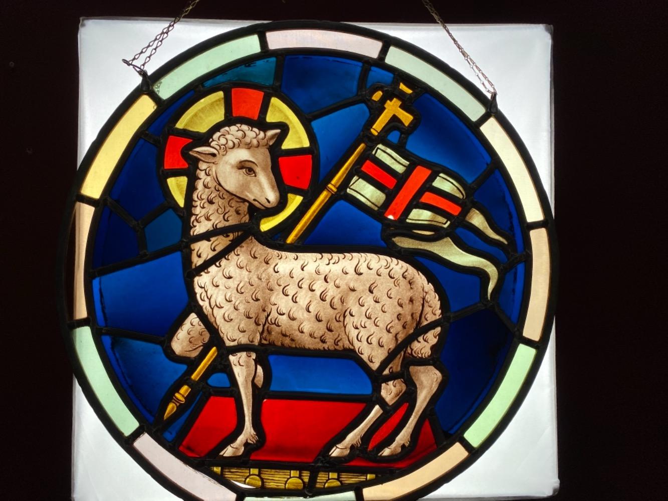 1 Gothic - Style Stained Glass Window