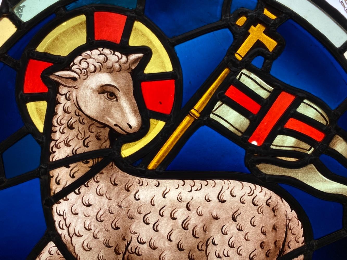 1 Gothic - Style Stained Glass Window