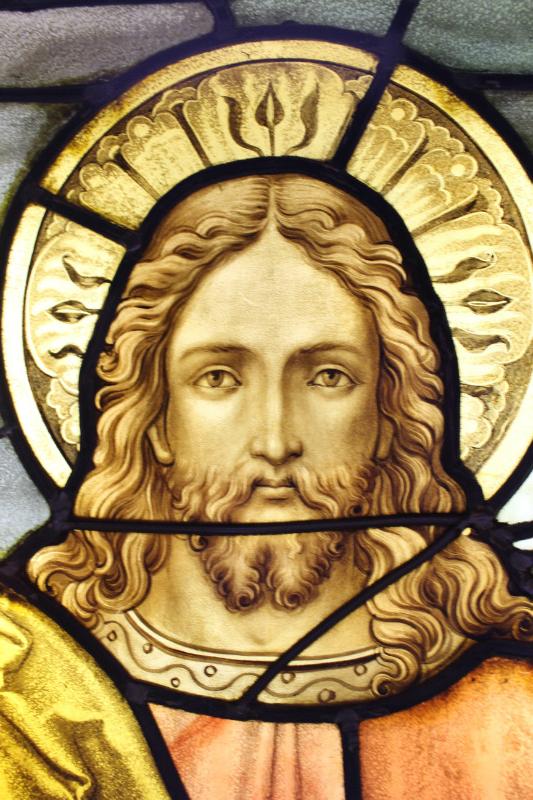 1 Gothic - style Stained Glass Window