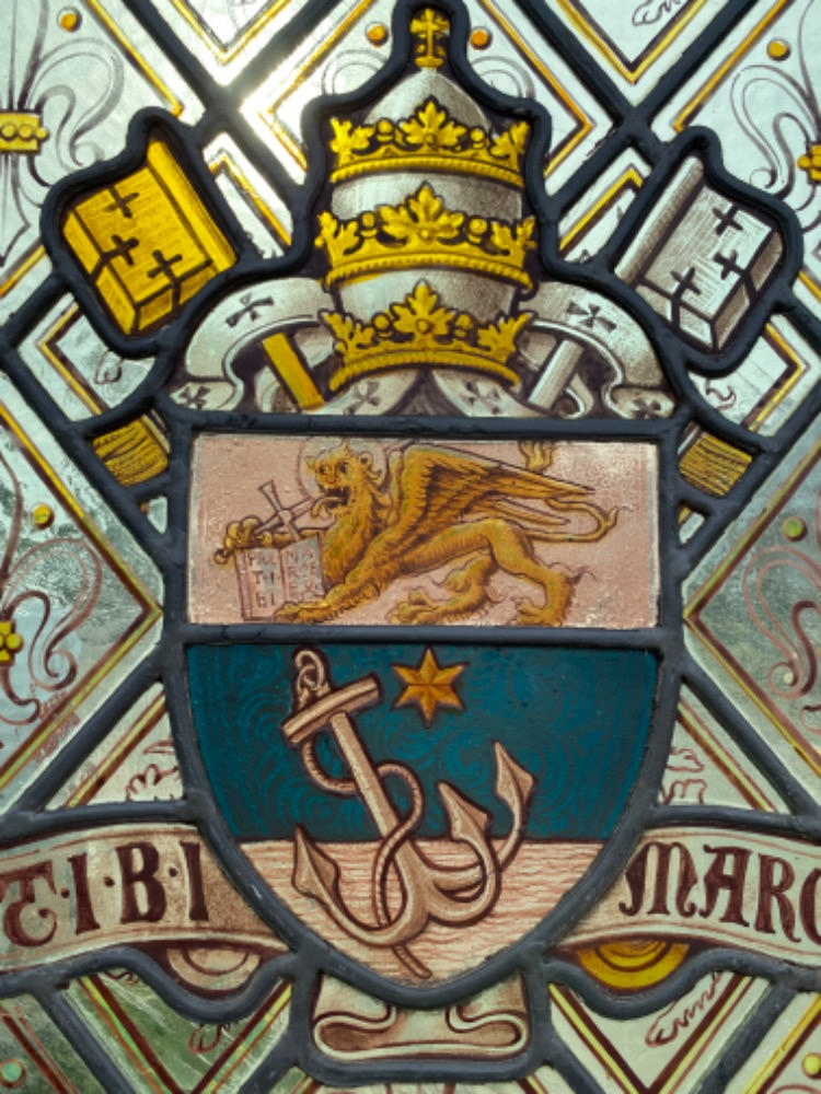 1 Gothic - style Stained Glass Window