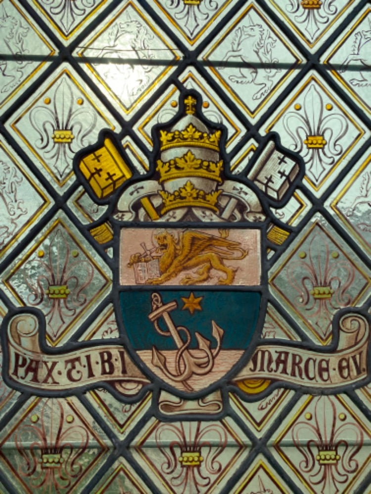 1 Gothic - style Stained Glass Window