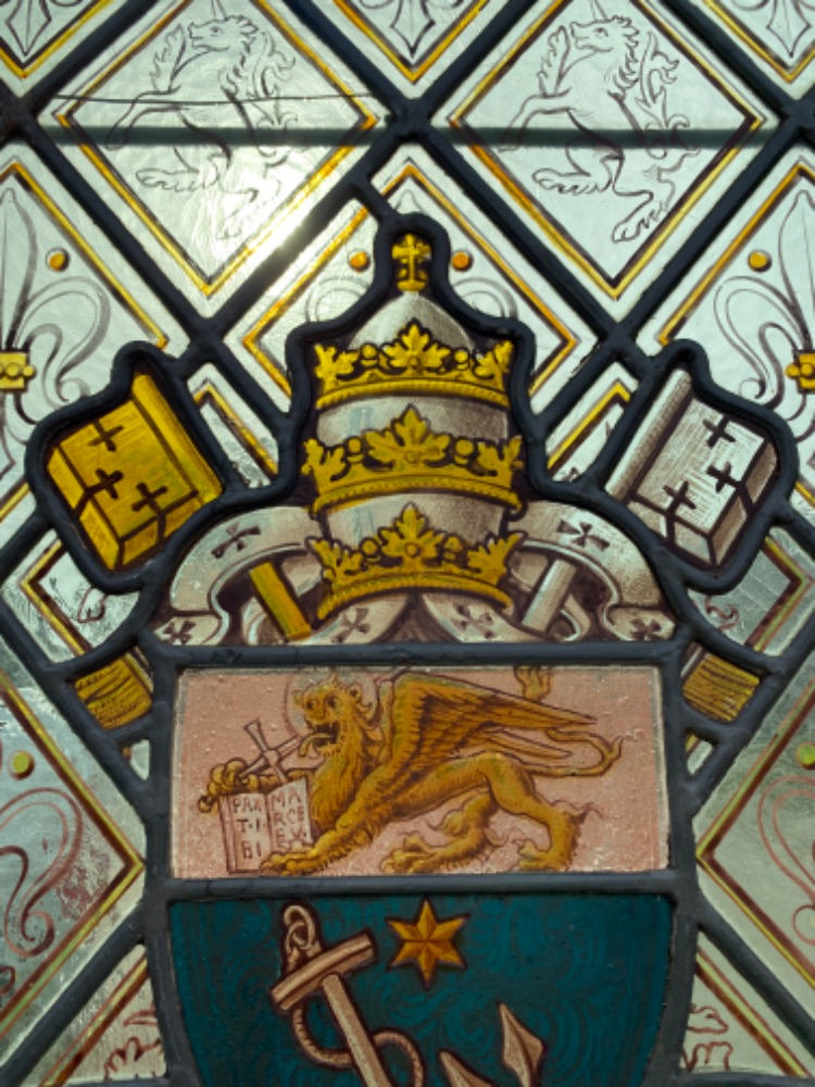 1 Gothic - style Stained Glass Window