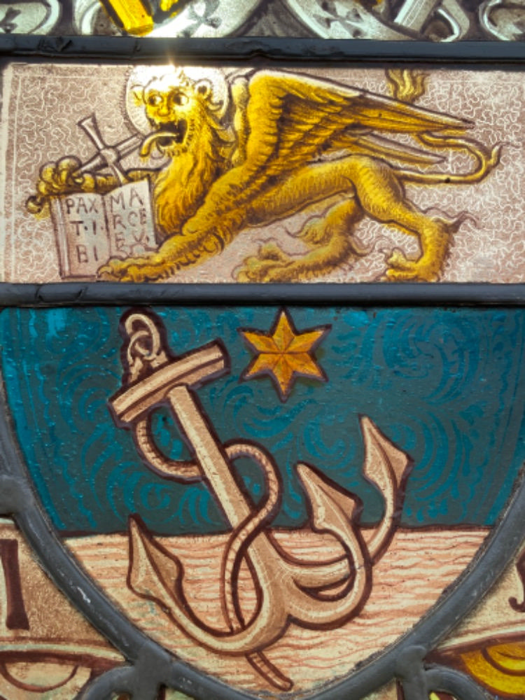 1 Gothic - style Stained Glass Window