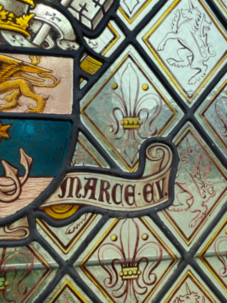 1 Gothic - style Stained Glass Window