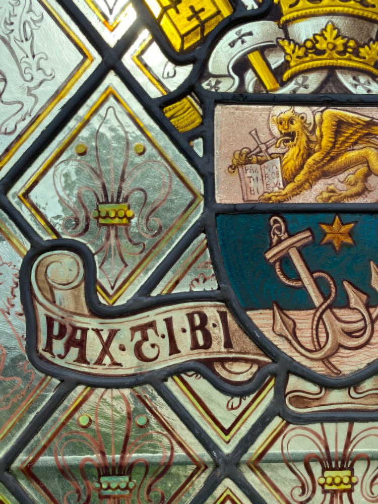 1 Gothic - style Stained Glass Window