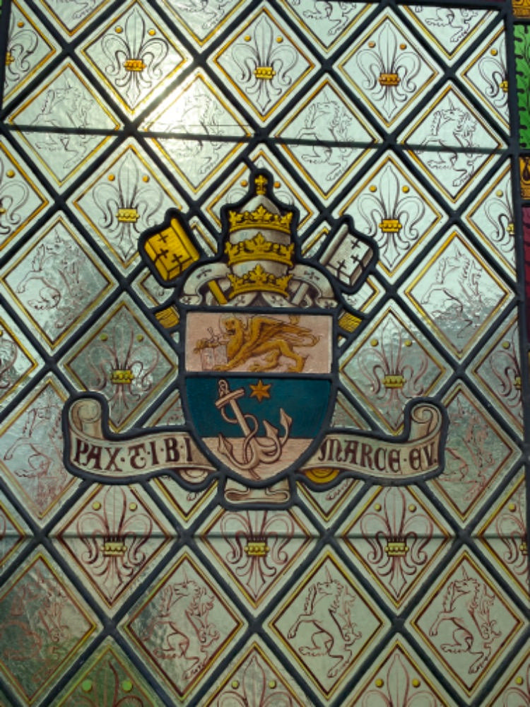 1 Gothic - style Stained Glass Window