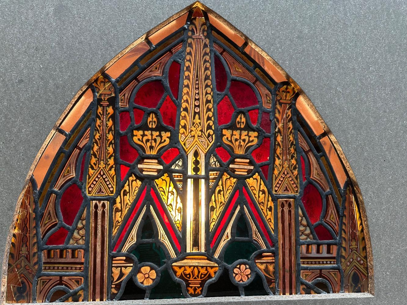 1 Gothic - Style Stained Glass Window Architect Molenaar
