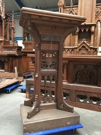 Stand style Gothic - style en wood oak, Belgium 19th century