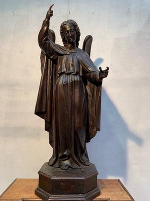 1 Gothic - style Statue Angel Of Judgement