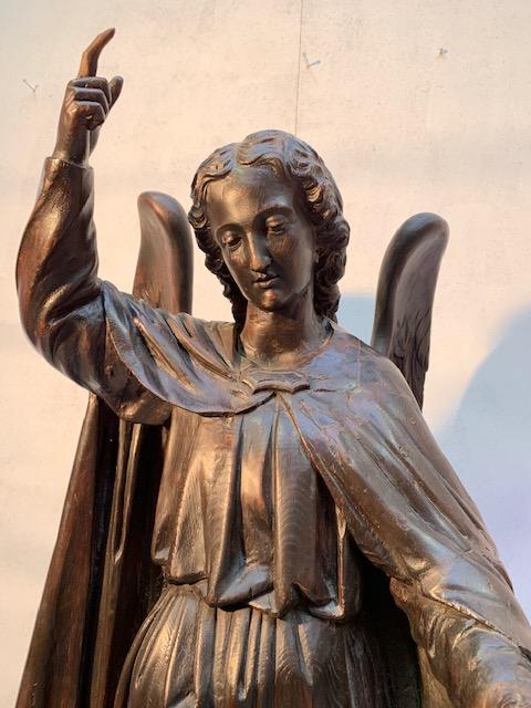 1 Gothic - style Statue Angel Of Judgement