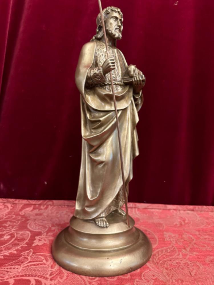 1 Gothic - Style Statue Jesus The Good Shepherd