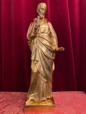 1 Gothic - style Statue St. Clemens Maria Hofbauwer Patron Of Vienna