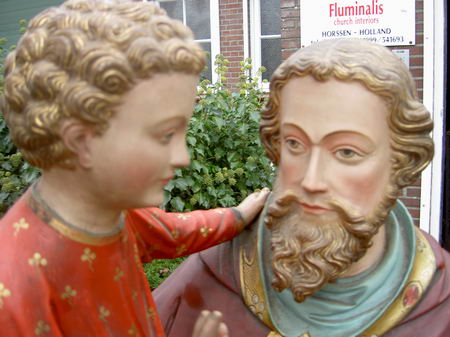 1 Gothic - Style Statue St.Joseph