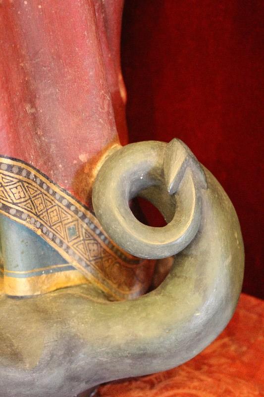 1 Gothic - style Statue St. Margaret Of Antioch  / Hagia Marina / Margaret The Virgin