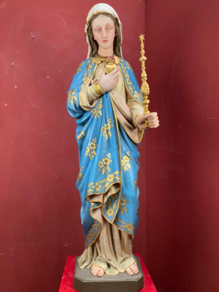 1 Gothic - style Statue St. Mary