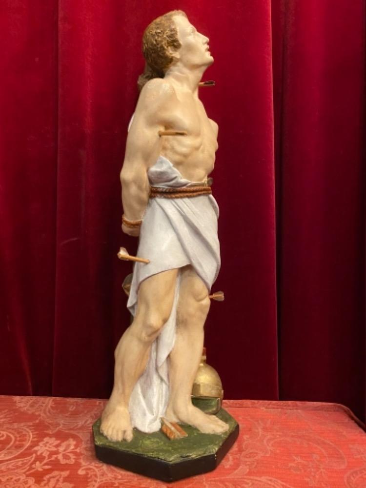 1 Gothic - style Statue St. Sebastian