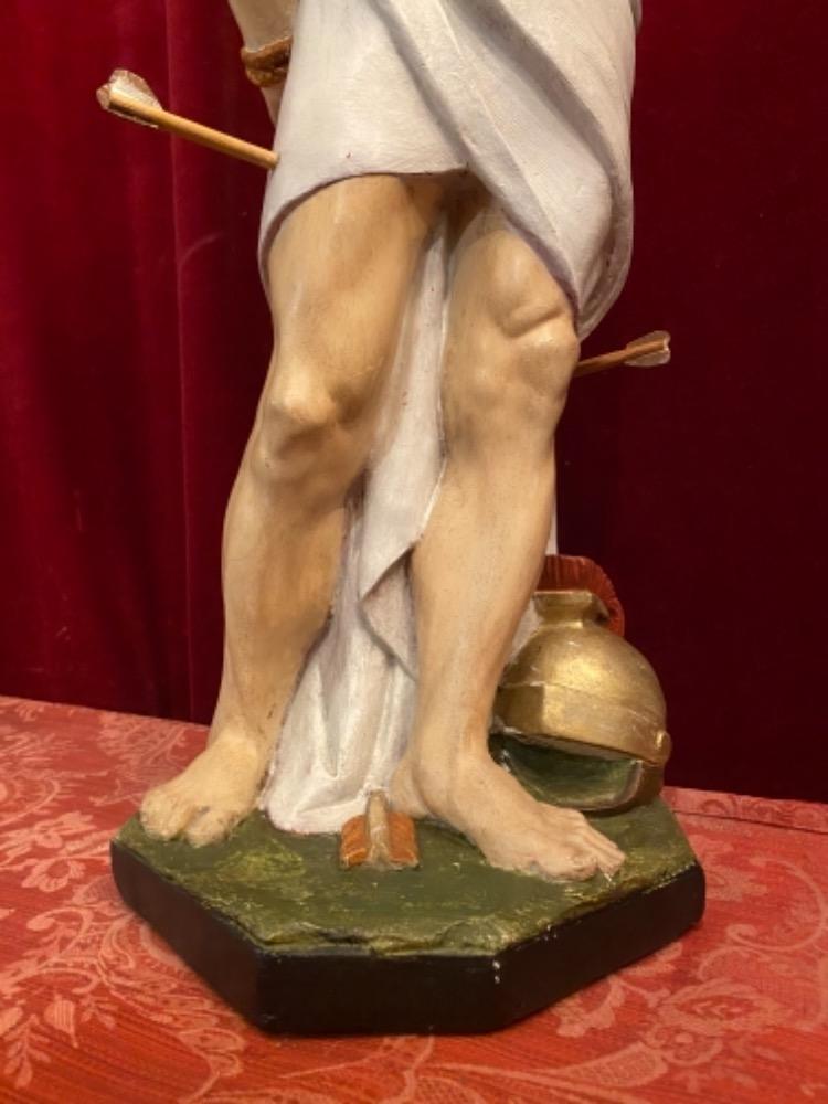1 Gothic - style Statue St. Sebastian
