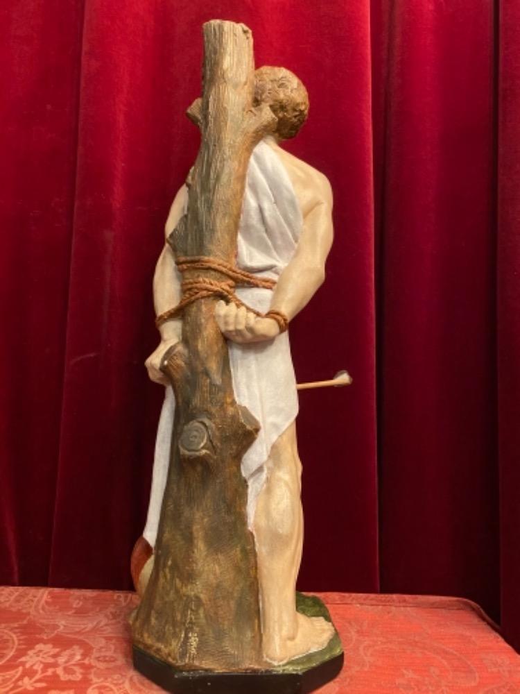 1 Gothic - style Statue St. Sebastian