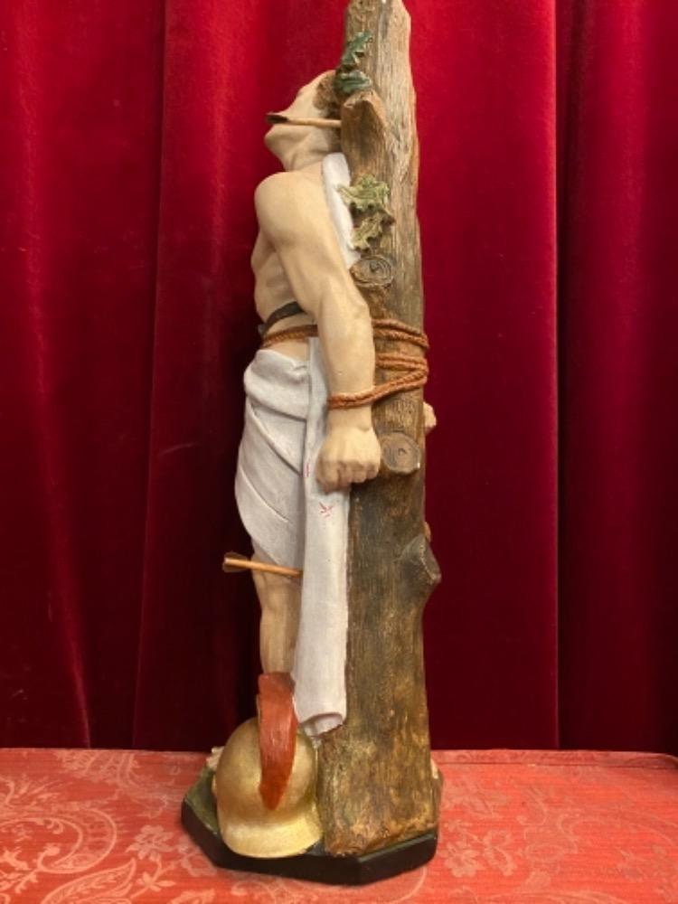 1 Gothic - style Statue St. Sebastian