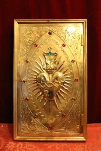 Tabernacle Door style Gothic - style en Brass / Bronze / Gilt, Belgium 19th century (1870)