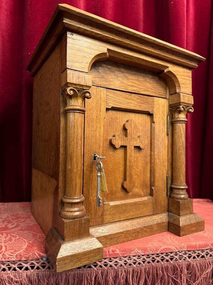 1 Gothic - Style Tabernacle With Original Keys. 2 Doors !