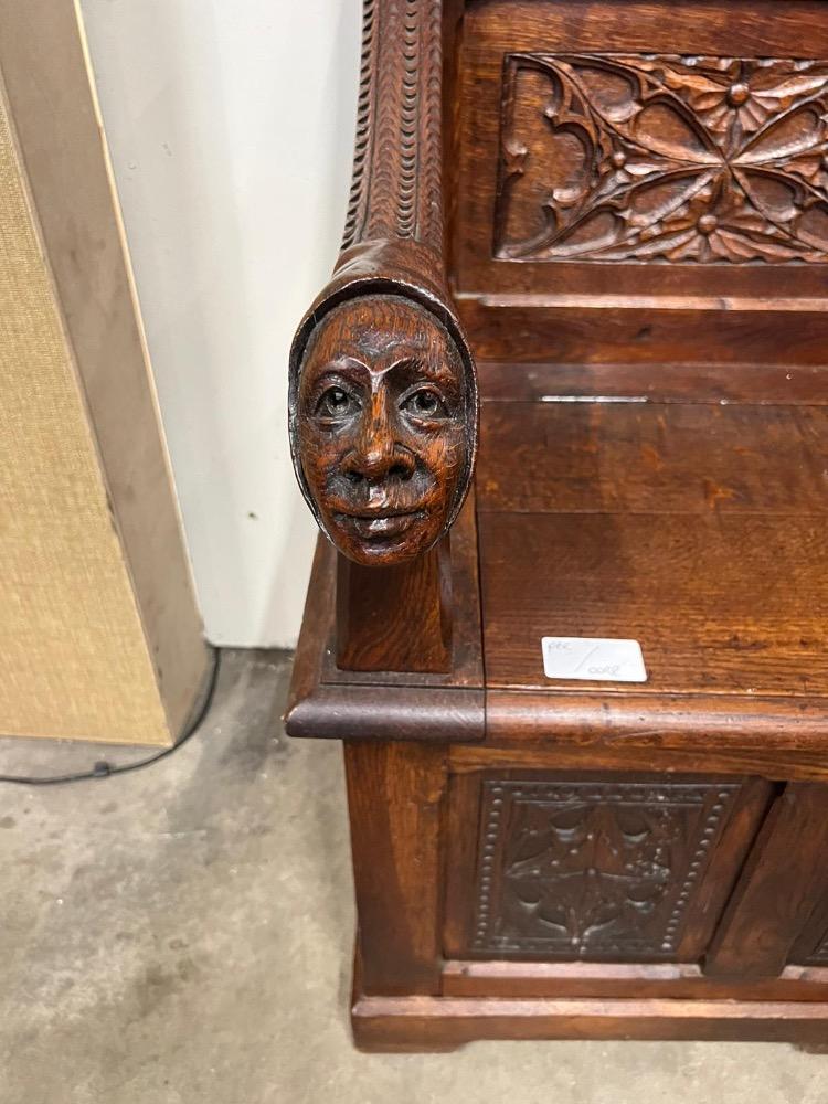 1 Gothic - Style Throne -Bishop -Seat. Gothic -Style