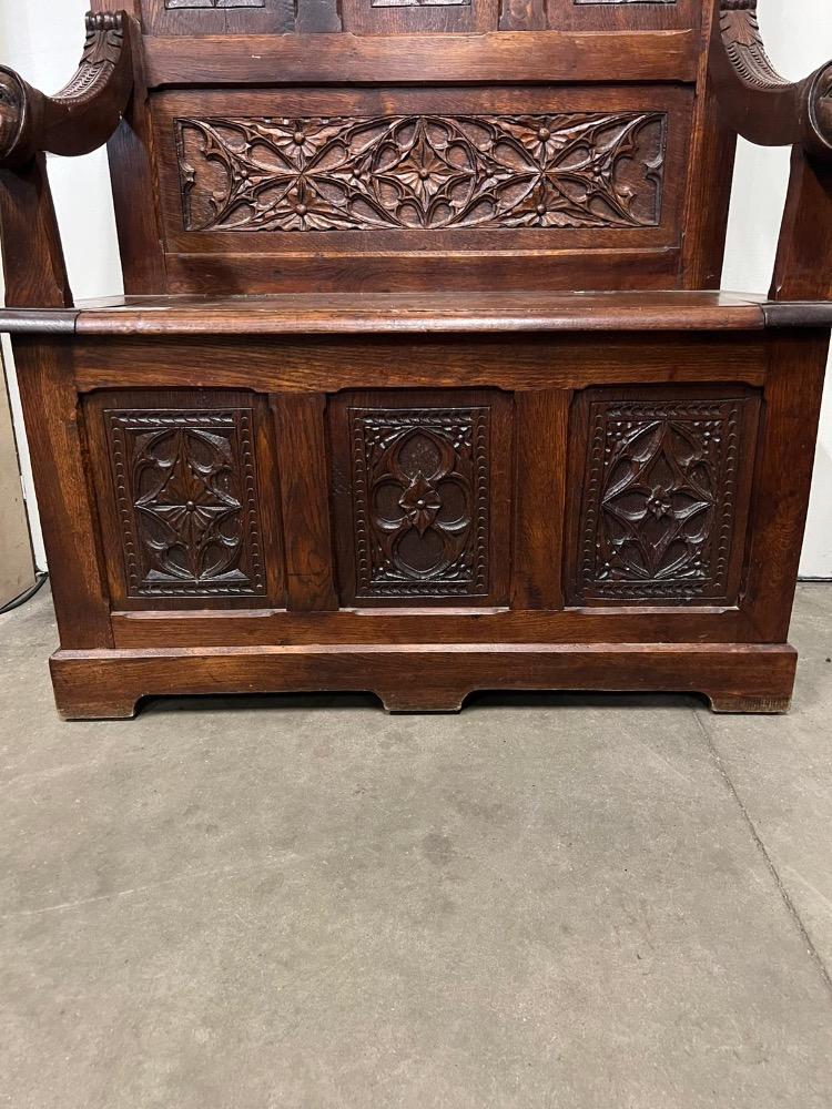 1 Gothic - Style Throne -Bishop -Seat. Gothic -Style