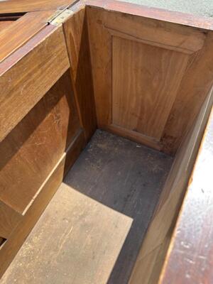 Trunk style Gothic - Style en Walnut wood , France 19 th century