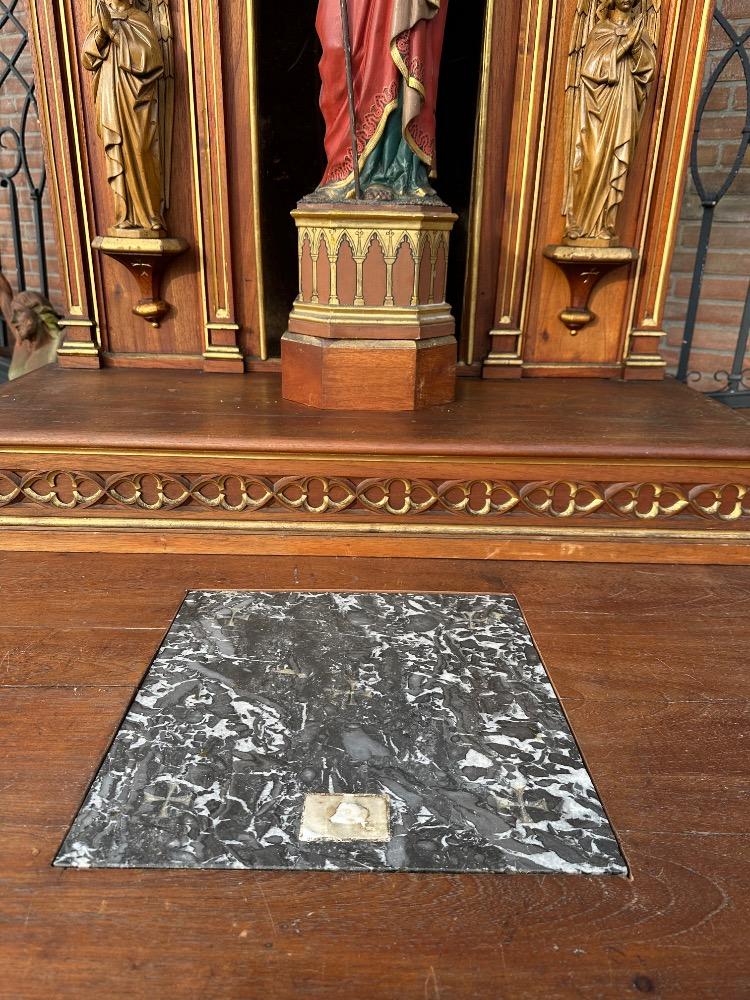 1 Gothic - Style Unique Pilgrim Altar Dedicated To St. James ( Jacobus ) Of Compostella