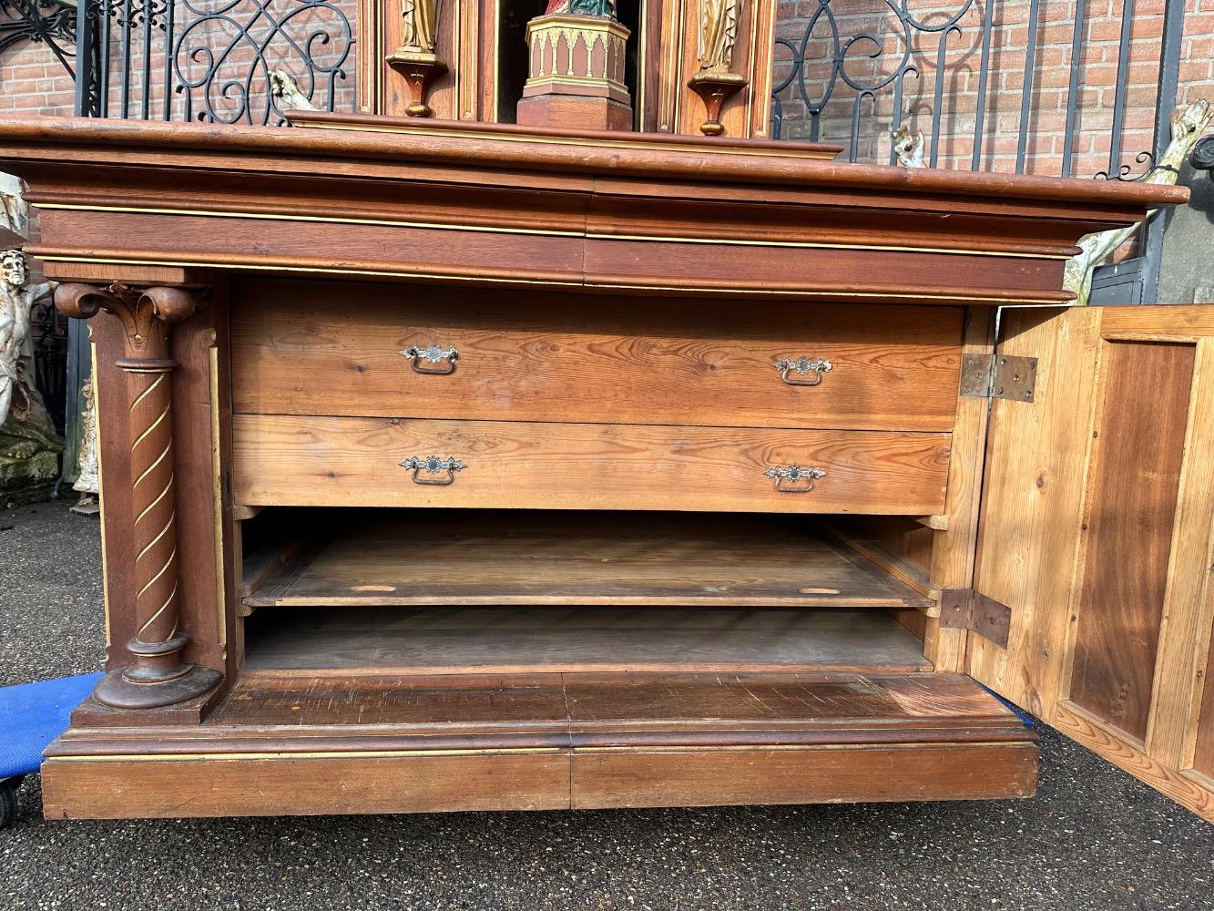 1 Gothic - Style Unique Pilgrim Altar Dedicated To St. James ( Jacobus ) Of Compostella