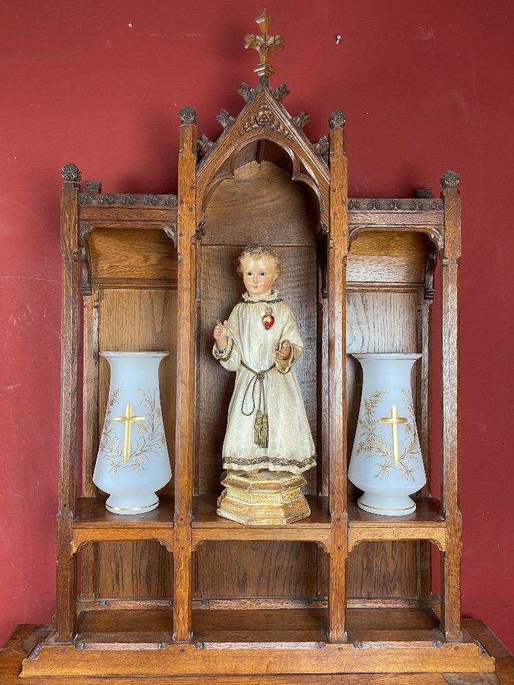 1 Gothic - Style Very Rare And Unique Home Altar