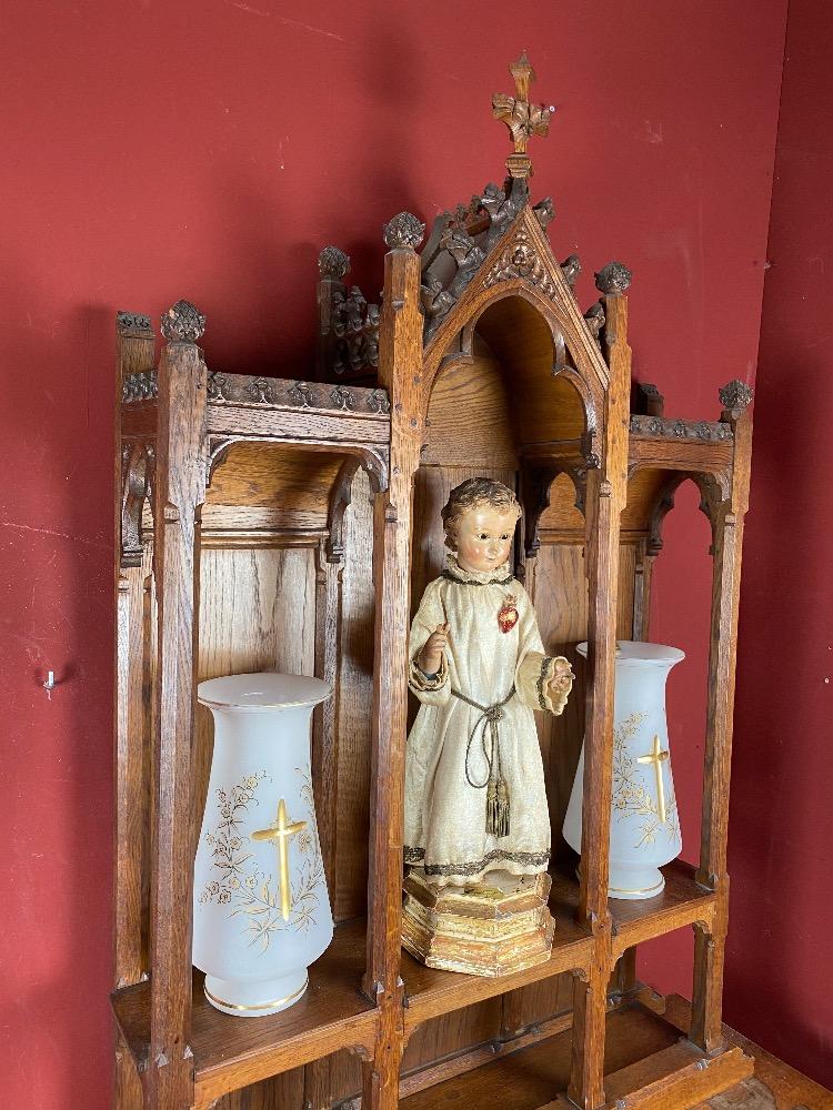 1 Gothic - Style Very Rare And Unique Home Altar