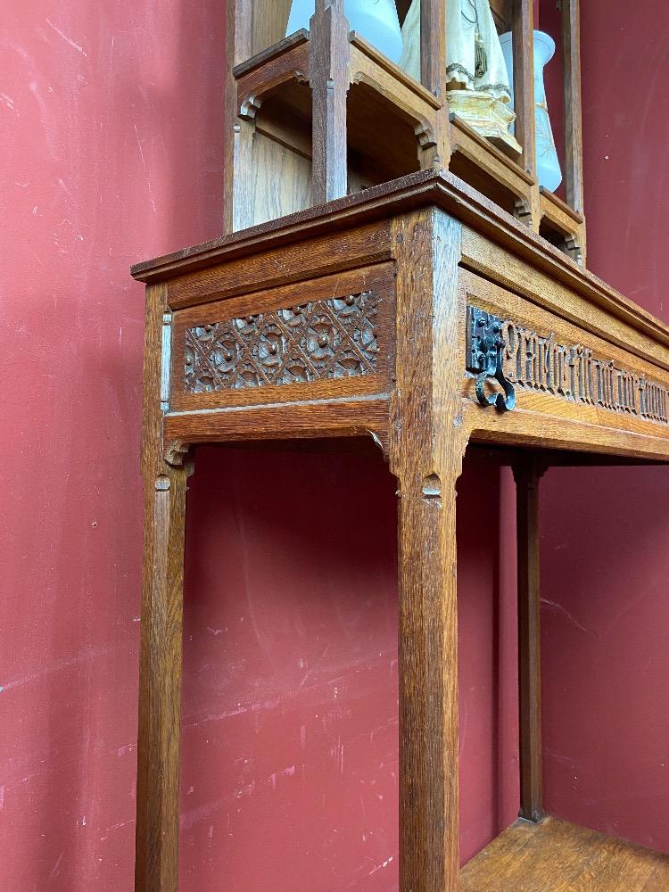1 Gothic - Style Very Rare And Unique Home Altar