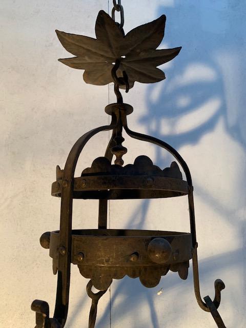 1  Hand Forged Iron Chandelier