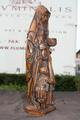 Holy Nun Or Abbess Statue en Terra - Cotta , Belgium  19 th century