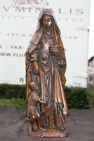 1  Holy Nun Or Abbess Statue