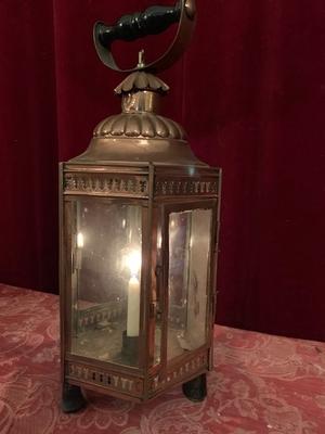 Lantern en Red Copper, Belgium 18 th century