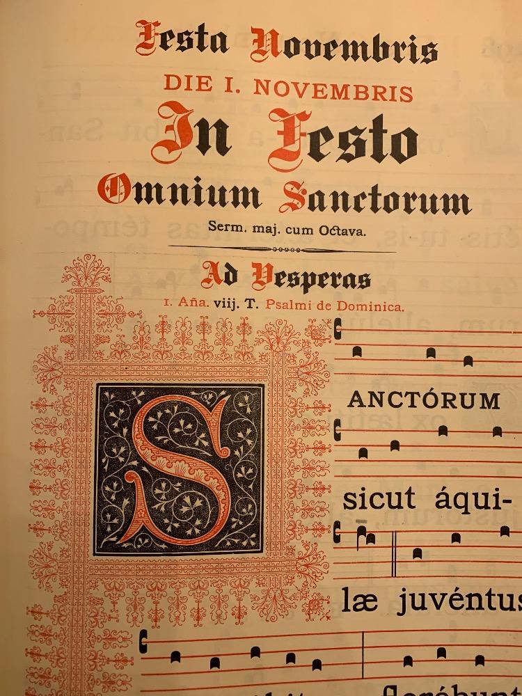 1  Large Antiphonarium Cisterciense In Perfect Condition Brass Locks And Applications