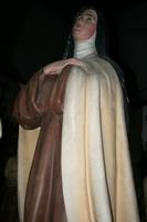 Large Statue Of The Kneeling St. Theresia Of Lisieux en plaster polychrome, France 19th century ( anno 1920 )