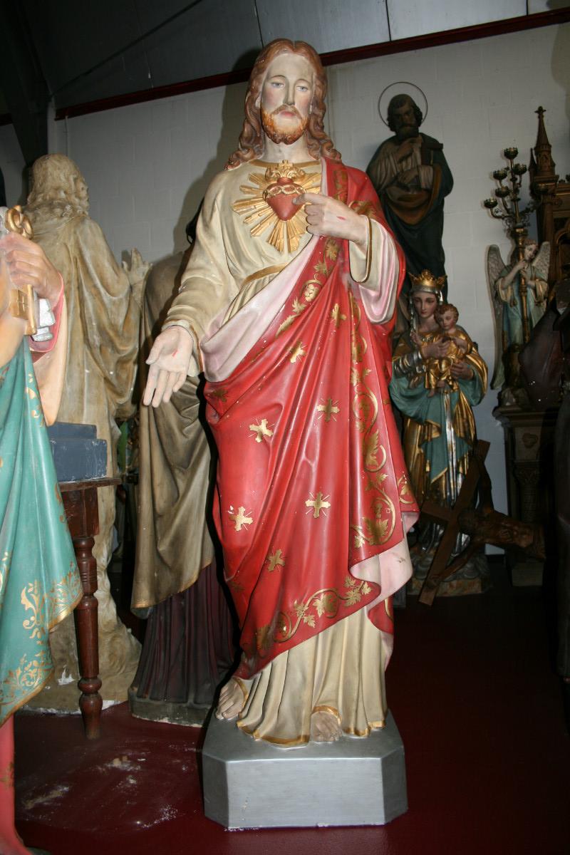 1  Life-Size Statue Sacred Heart