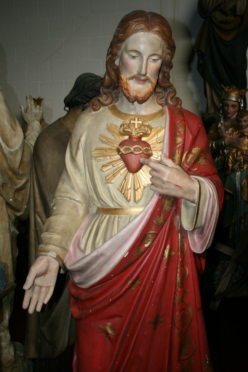 1  Life-Size Statue Sacred Heart