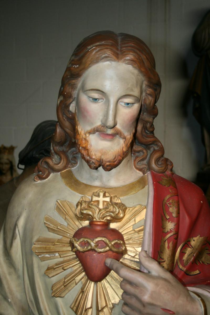 1  Life-Size Statue Sacred Heart