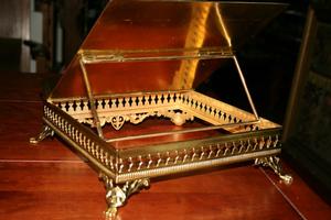 Missal Stand en BRASS , France 19th century