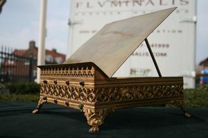 Missal Stand en BRASS , France 19th century