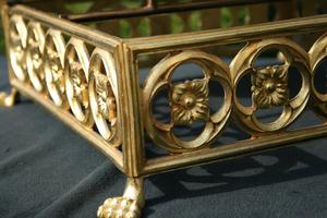 Missal Stand en Brass Gilt, Belgium 19 th century