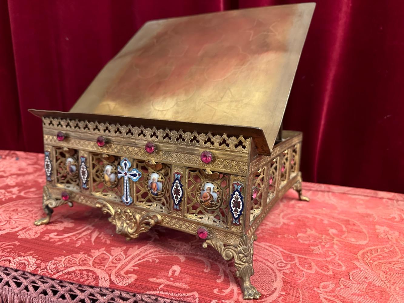 1  Missal Stand Adustable Enameled Imaginations Of The 4 Evangelists