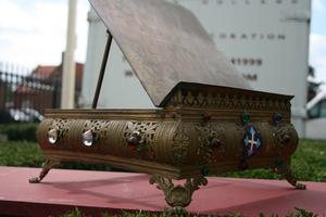 Missal Stand Height Variable en Brass / Bronze / Gilt, France 19th century