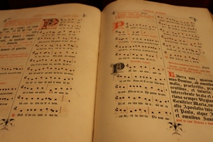 Missale Romanum. Gothic Letters:  Ave Maria – Gratia Plena France 19th century (anno 1851)