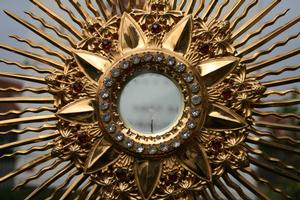 Monstrance en BRASS , France 19th century